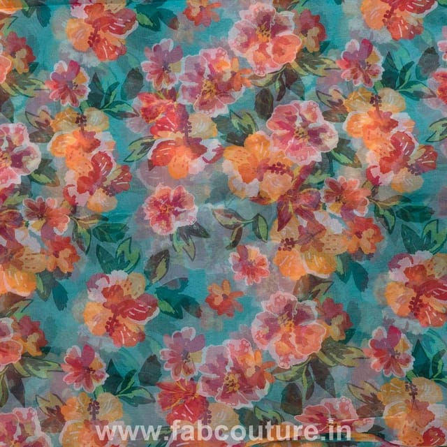 Organza Printed Fabric