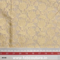 White Dyeable Chanderi Jacquard fabric