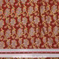 Brocade Silver Gold fabric