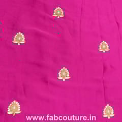 Marina Satin Handwork Embroidered Fabric