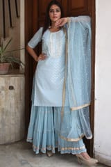 Chanderi Jacquard fabric (2mtr Piece)