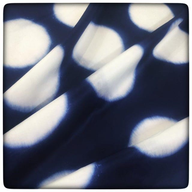 Chanderi Clamp Dye
