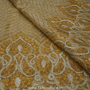 Net Embroidered Fabric