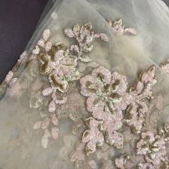 Net Embroidery(1mtr Cut Piece)