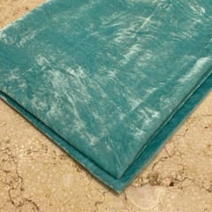 Firozi Colour Silk Velvet fabric
