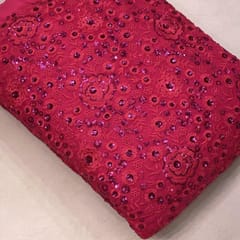Rani Colour Georgette Embroidery (80Cm Piece)