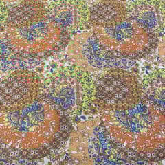 Multicolor Pahmina Printed Fabrics
