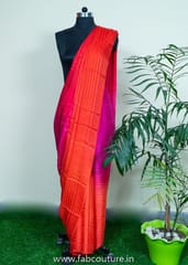 Ombre Colour Satin Saree
