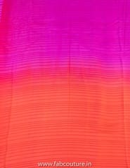 Ombre Colour Satin Saree