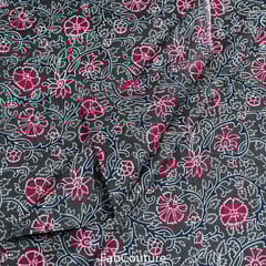 Brown Colour Cotton Printed Fabrics