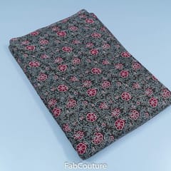 Brown Colour Cotton Printed Fabrics