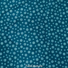 Sea Green Colour Chiffon Digital Printed Fabric