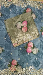 Multi Colour Duppata Print Embroidery