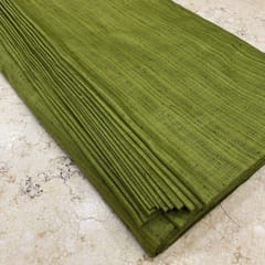 Mehandi Green Colour Mahi Silk fabric