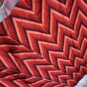 Multi Colour Organza Thread Embroidered Kali