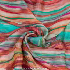 MultiColour Chinon Digital Printed Fabric