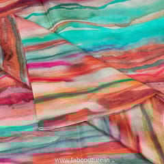 MultiColour Chinon Digital Printed Fabric