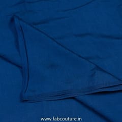 Blue Colour Viscose Muslin fabric