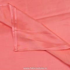 Peach Colour Viscose Muslin fabric