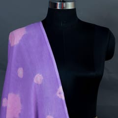 Mauve & Pink Colour Mal Cotton Tie & Dye Dupatta