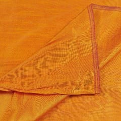Orange Colour Polyester Raw silk fabric