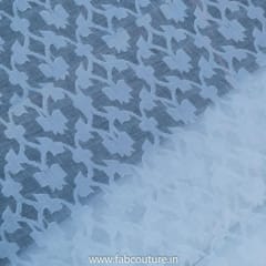 White Colour Self Cotton Dobby fabric