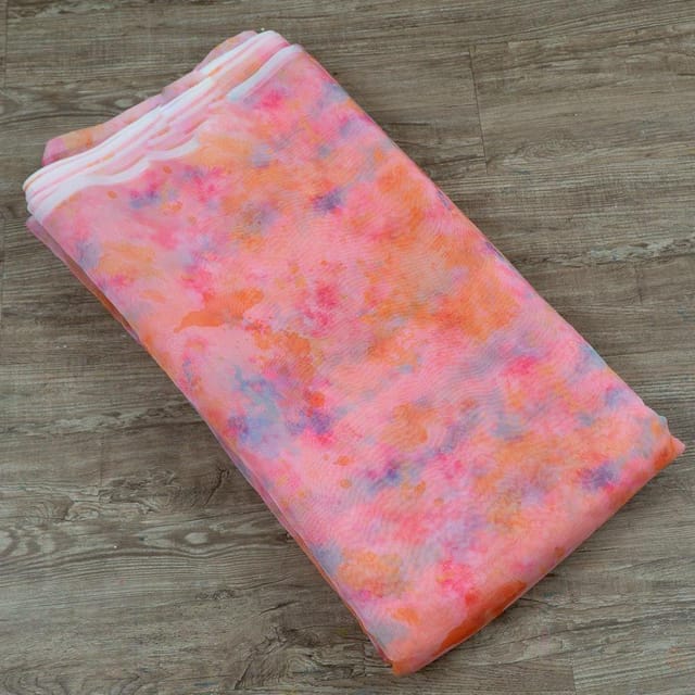 MultiColour Poly Organza Printed Fabric