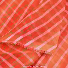Poly Organza Lehriya Print(1.80Meter Piece)