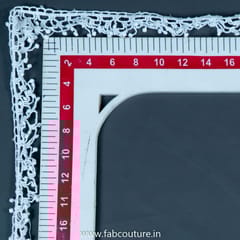 White Dyeble Cotton Lace 10 Meter Piece