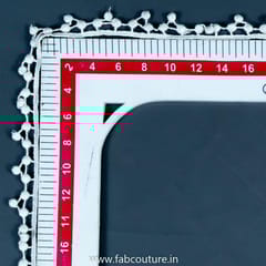 White Dyeble Cotton Lace 10 Meter Piece