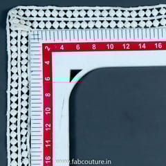 White Dyeble Cotton Lace 10 Meter Piece
