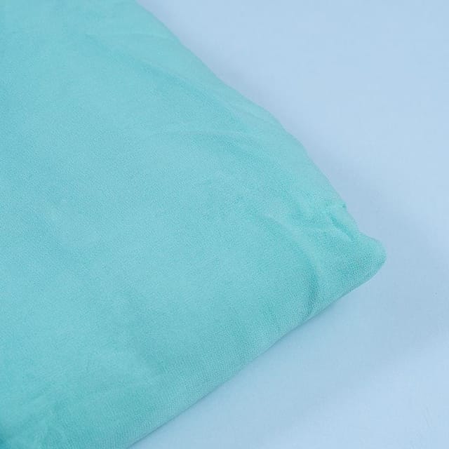 Light Firozi Colour Georgette fabric