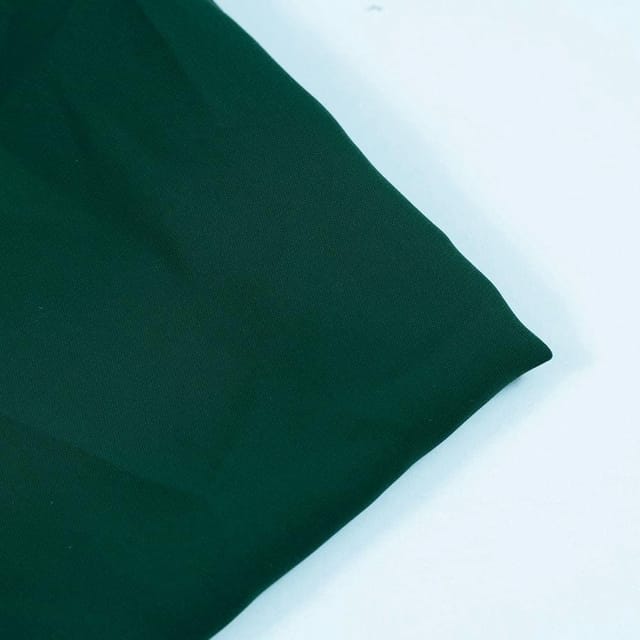 Green Colour BSY Crepe Spandex fabric