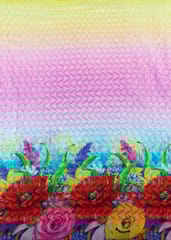 MultiColour Georgette Digital Printed Fabric