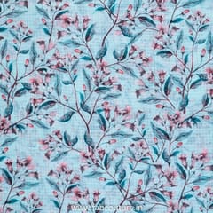 Sea Green Colour Kota Checks Digital Prints (1.9 Meter Cut Piece )