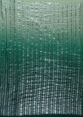 Green Colour Ombre Georgette Sequins Embroidered Fabric