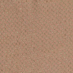 Peach Colour Chinon Chiffon Sequins Embroidered Fabric