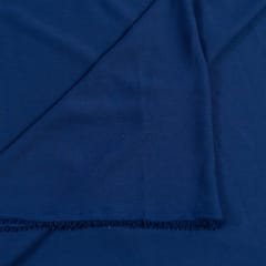 Blue Colour Double Georgette Lycra fabric