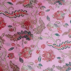 Pink Colour Kota Digital Printed Fabric