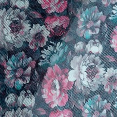 Black Colour Kota Digital Print(1.5Mtr Piece)