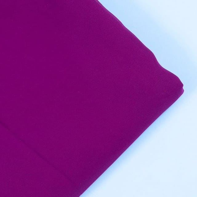 Light Wine Poly Georgette fabric