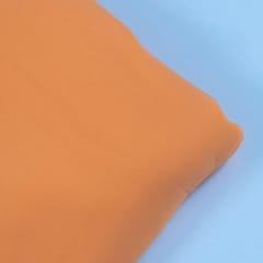 Dark Peach Poly Georgette fabric