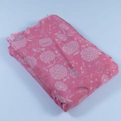 Pink Pure Chinon Chiffon Digital Print (1.80Mtr piece)