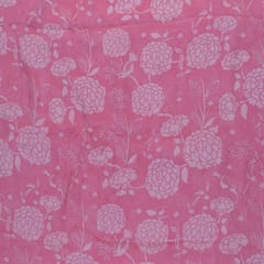 Pink Pure Chinon Chiffon Digital Print (1.80Mtr piece)