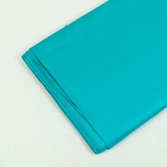 Firozi Colour Zara Cotton Silk fabric