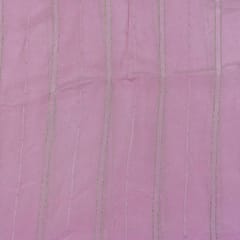 Chiffon Zari Strips with Sequin line fabric