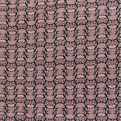 Black Colour Cotton Cambric Printed Fabric