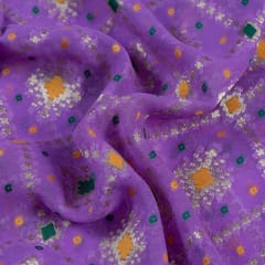 Move Colour Georgette Jacquard fabric