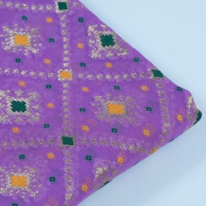 Move Colour Georgette Jacquard fabric