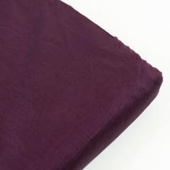 Wine Colour Modal Chanderi fabric